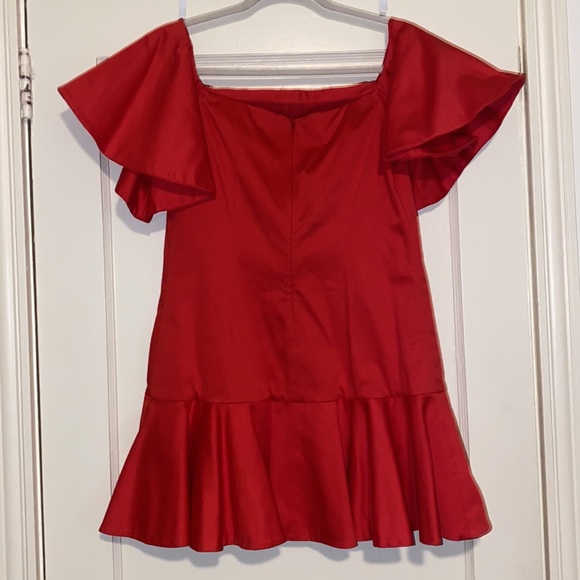 Alexis Ruffle Short Dress - Picture 2 of 3